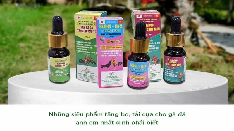 Giới thiệu về thuốc tăng bo cho gà đá